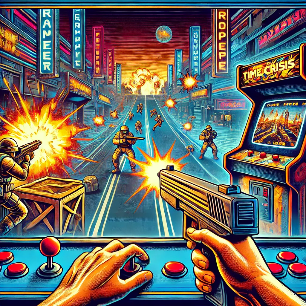 Time Crisis Pengalaman Bermain Shooter Arcade yang Legendaris